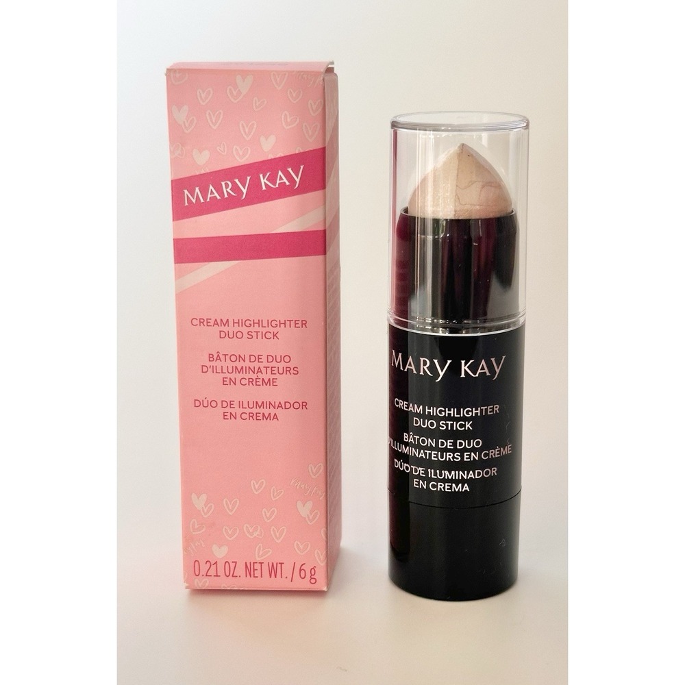 Mary Kay CREAM HIGHLIGHTER DUO STICK PEARL & GOLD New In Box